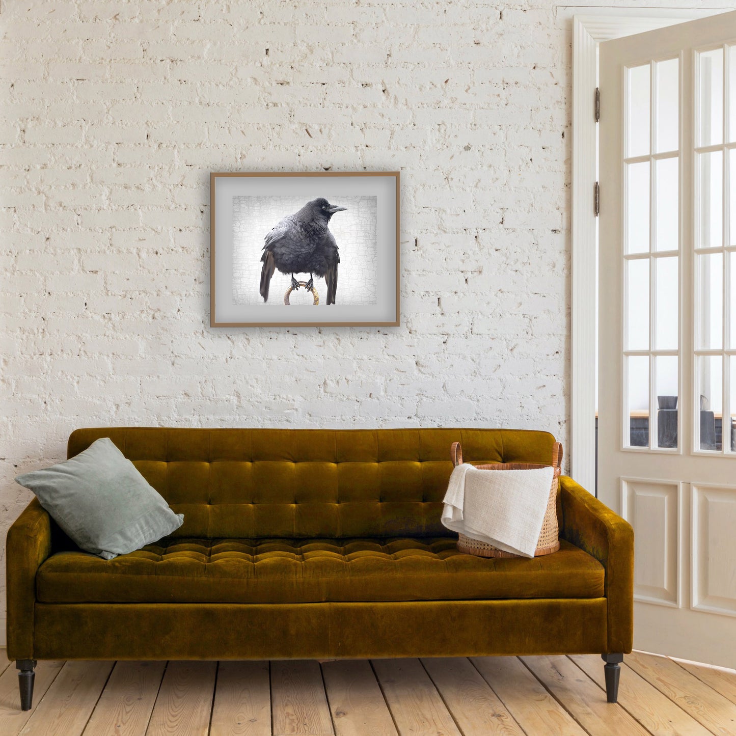 CEREMONIAL CROW - Fine Art Print, Crow Portrait Series