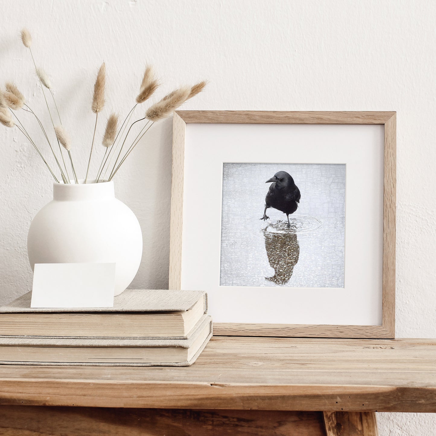 WADE IN - Fine Art Print, Crow Portrait Series