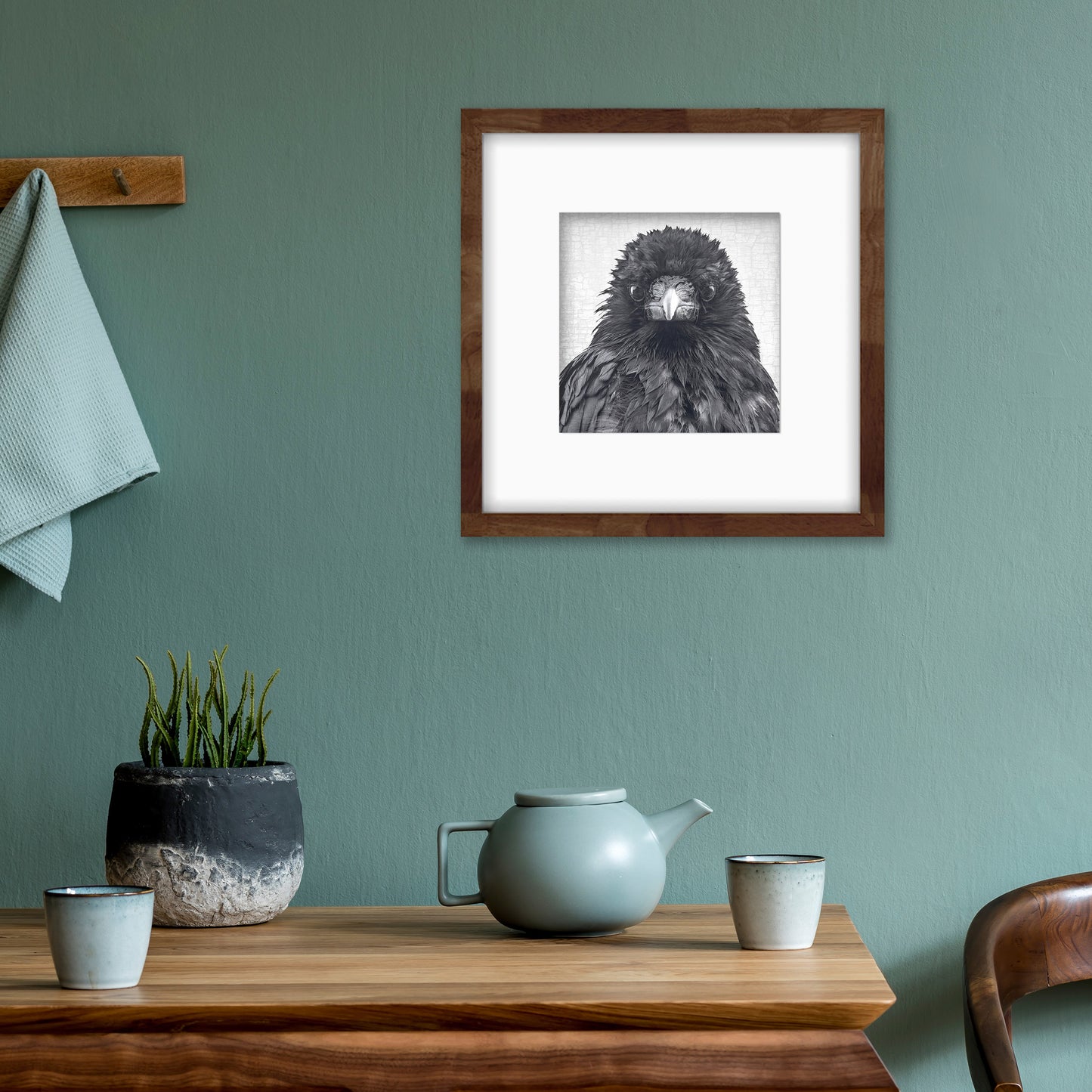 CROW CRITIC - Fine Art Print, Crow Portrait Series