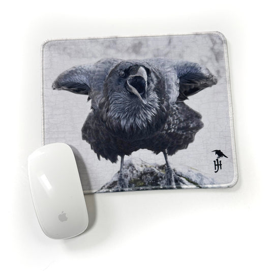 ELBOWS UP RAVEN Mouse Pad