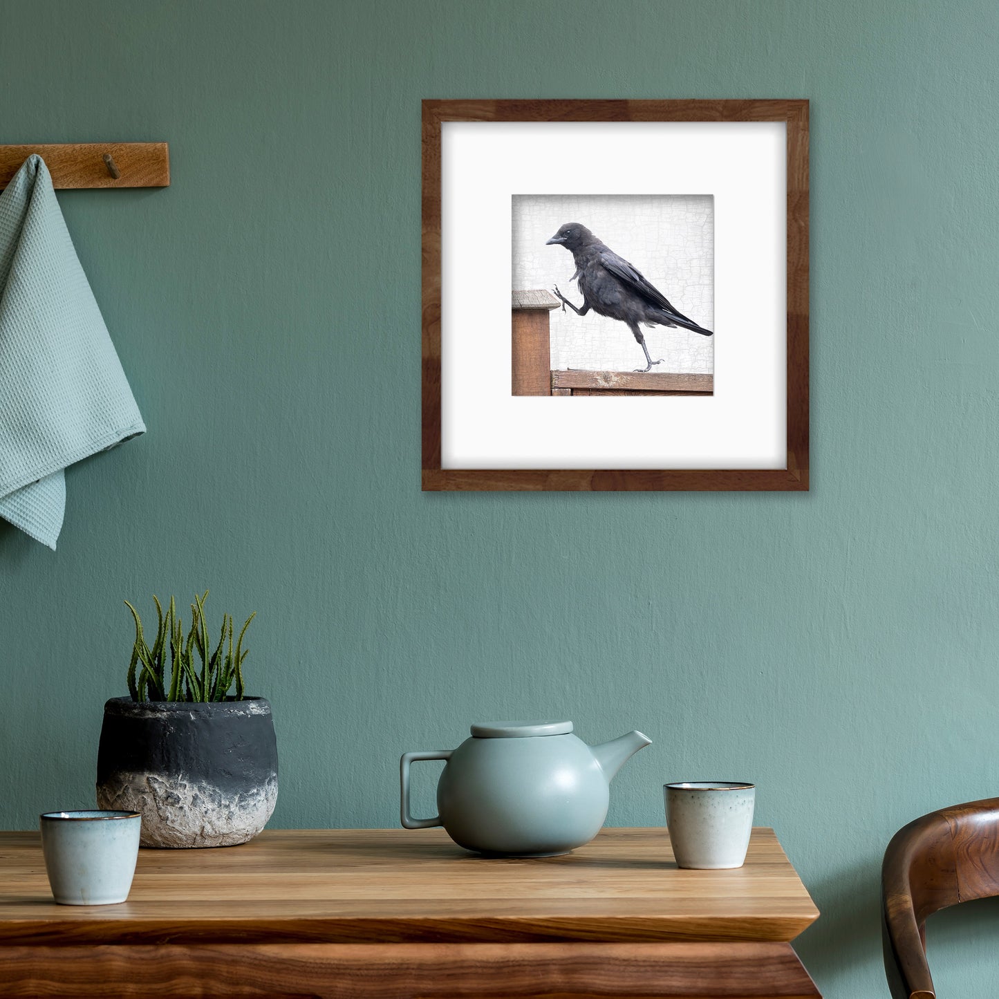 STEP UP - Fine Art Print, Crow Portrait Series (Copy)