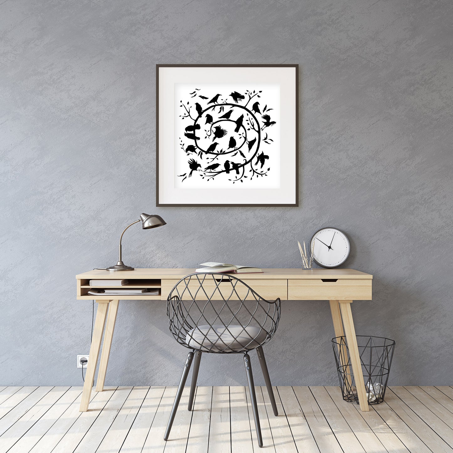 CROW DANCE — Black & White Print