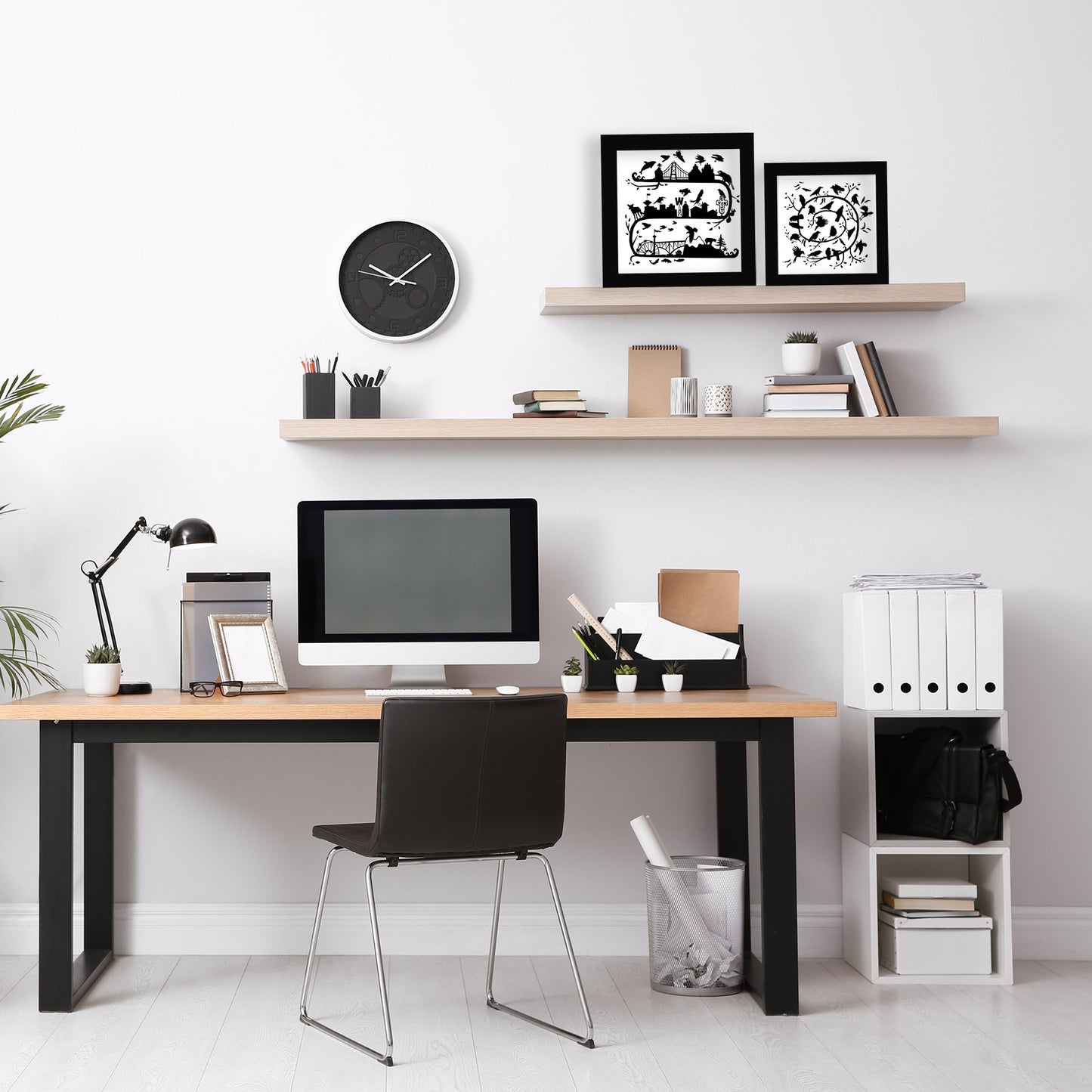 CROW DANCE — Black & White Print