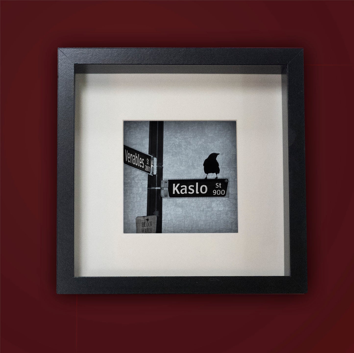 WAY-FINDER CROW - Fine Art Print, Blue Crow Series