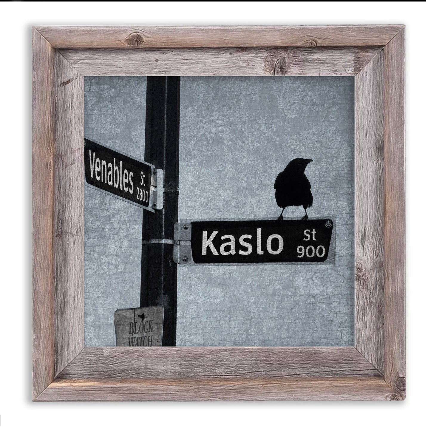 WAY-FINDER CROW - Fine Art Print, Blue Crow Series