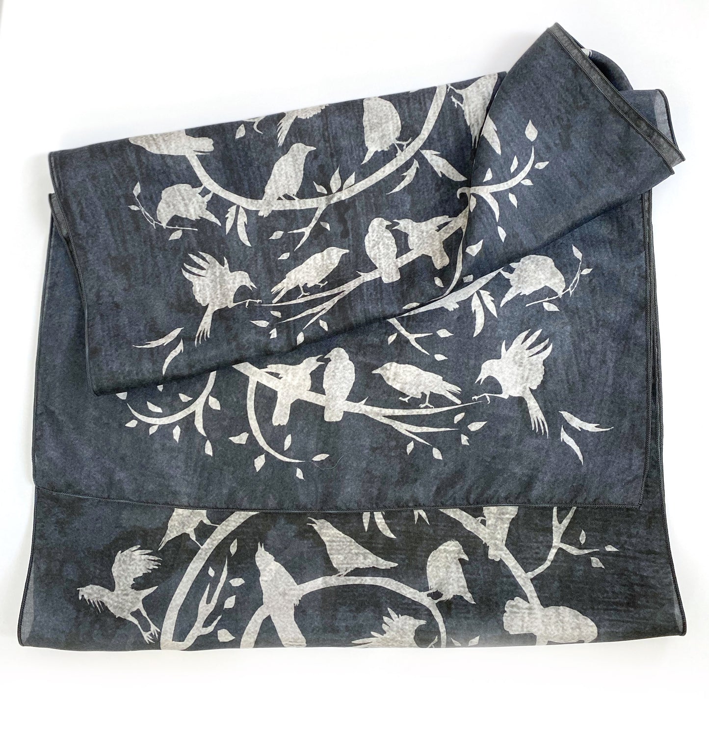 CROW DANCE NO LOGO VERSION - Long Silk Scarf