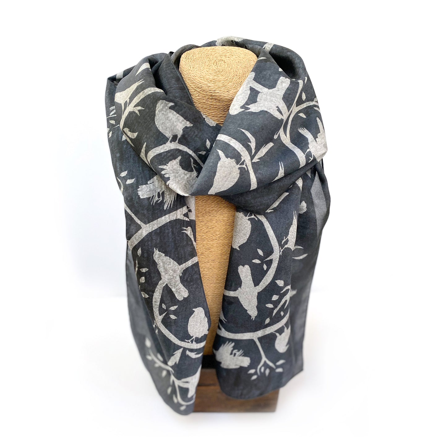 CROW DANCE NO LOGO VERSION - Long Silk Scarf