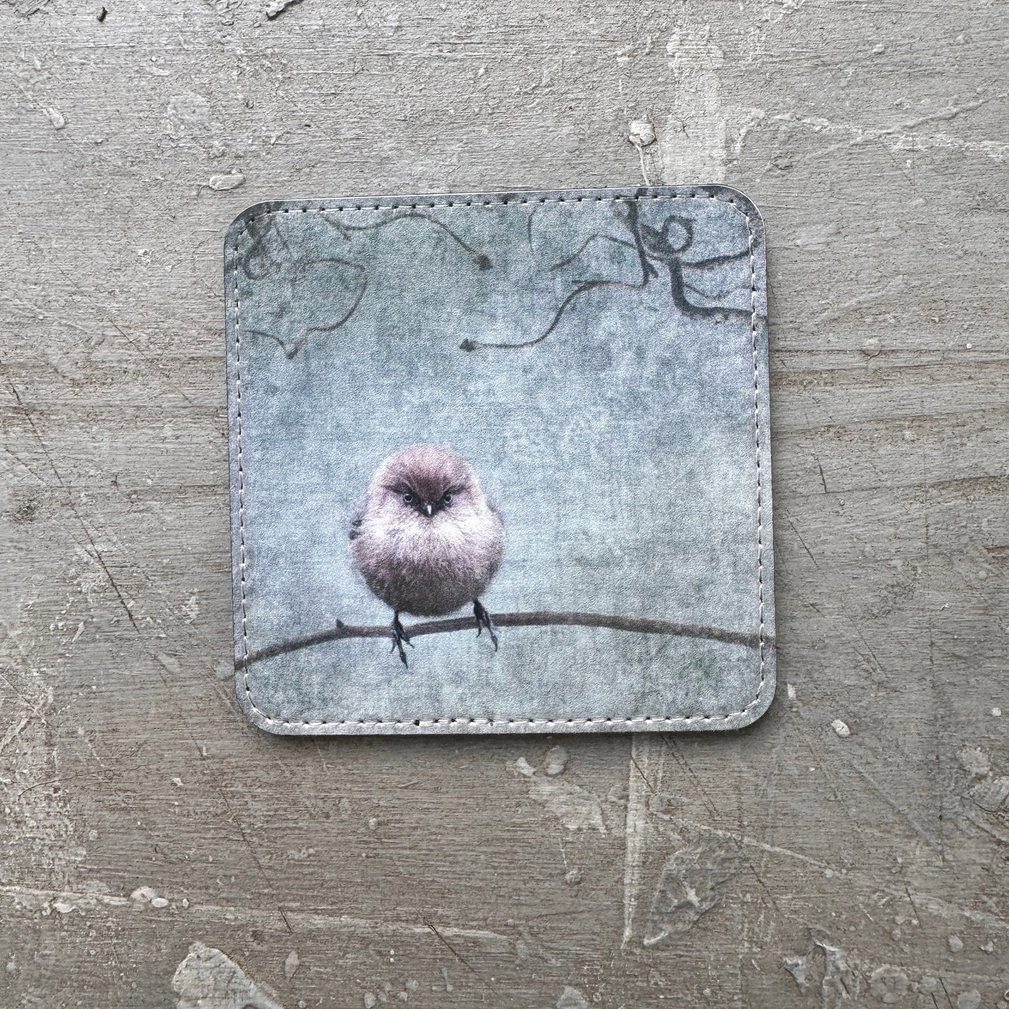SMALL BUT DETERMINED (BUSHTIT) — Coaster