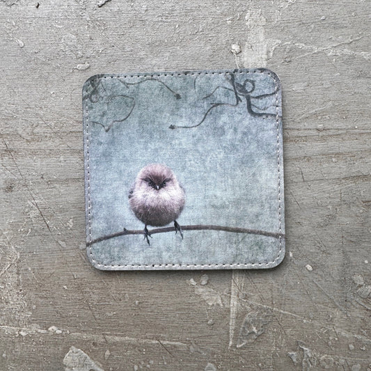 SMALL BUT DETERMINED (BUSHTIT) — Coaster