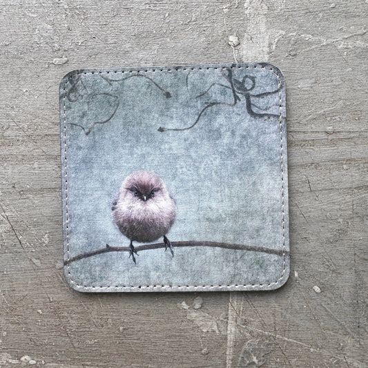 SMALL BUT DETERMINED (BUSHTIT) — Coaster