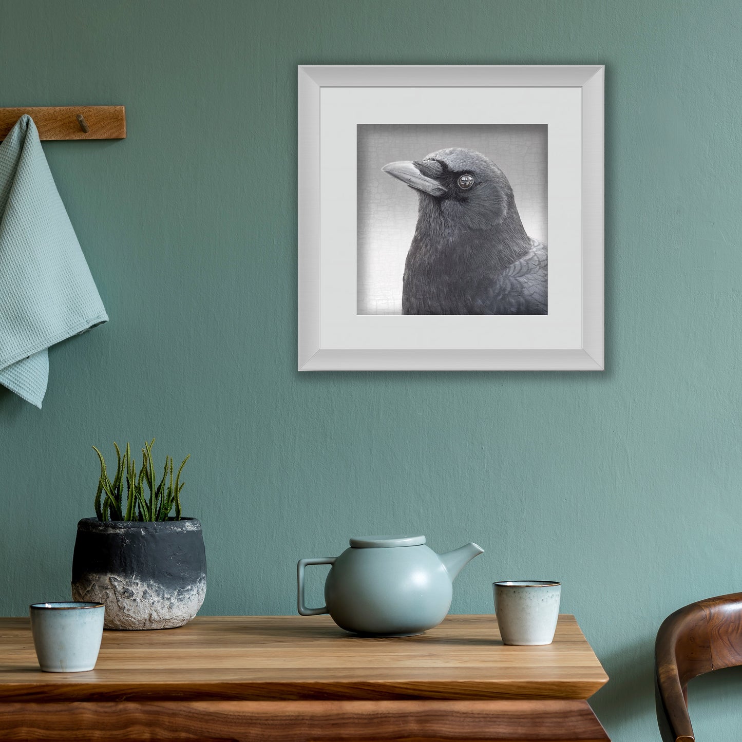 THE MIRROR - Fine Art Print, Crow Portrait Series
