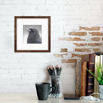 THE MIRROR - Fine Art Print, Crow Portrait Series