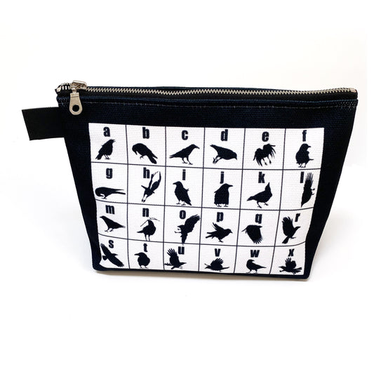CROWPHABET Make Up Bag