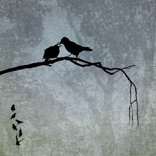 FAMILY - Fine Art Print, Blue Crow Series