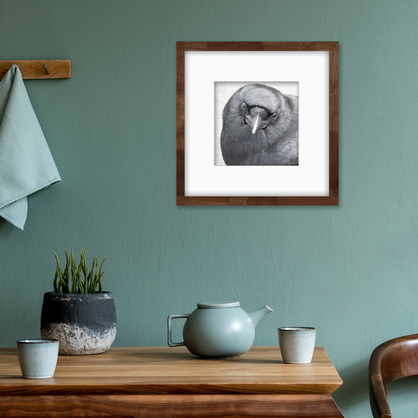 FEARLESS FRED - Fine Art Print, Crow Portrait Series
