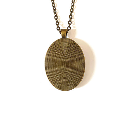 LOVE'S DELICATE BALANCE - Large Glass Pendant