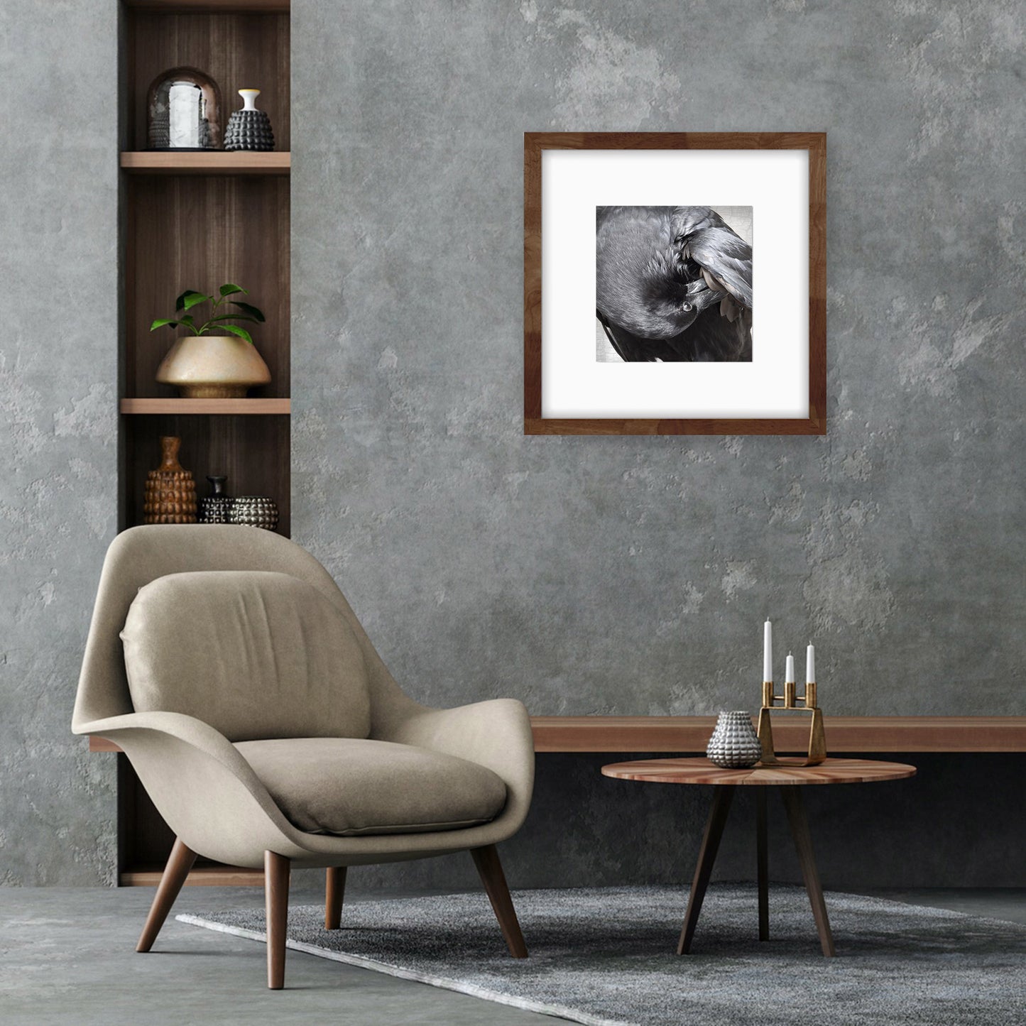 POPPY PREENS - Fine Art Print, Raven Portrait Series