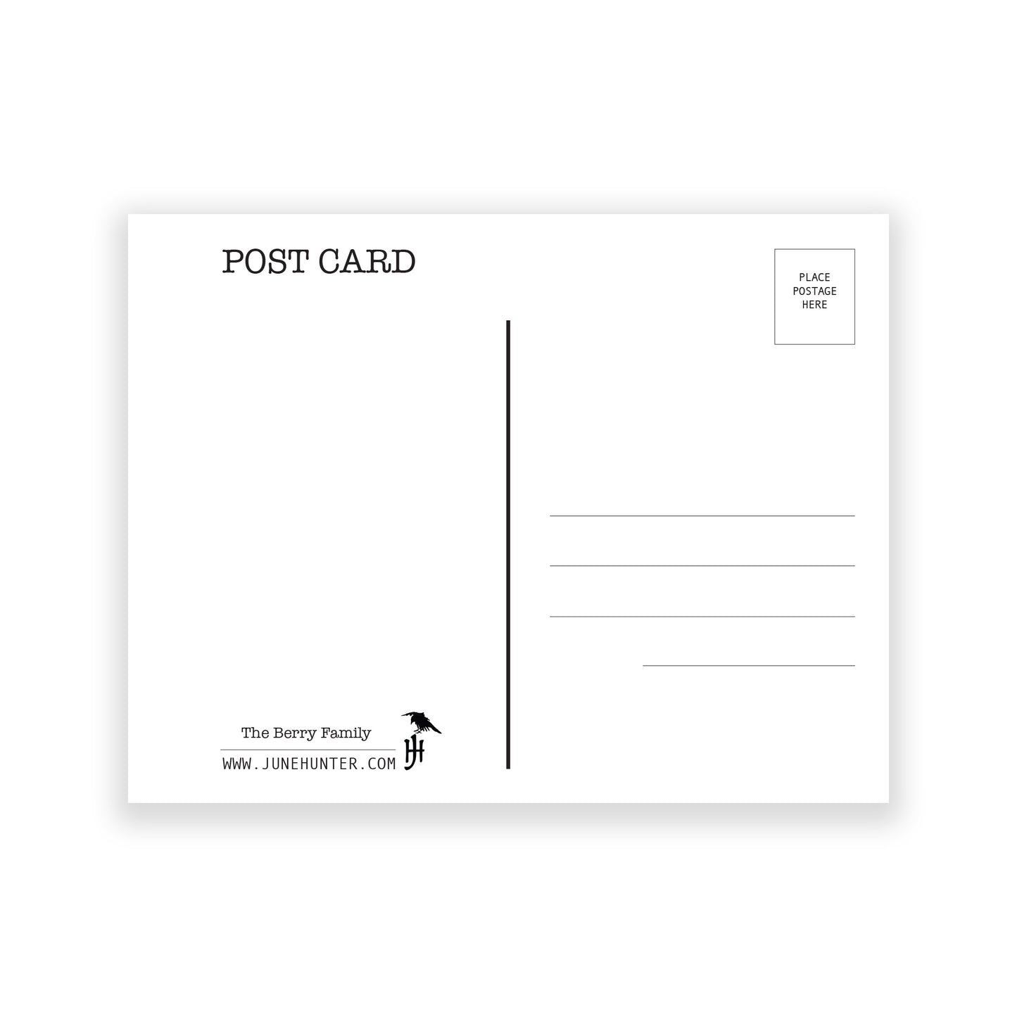 Set of 12 CROW CHARACTERS Postcards by June Hunter