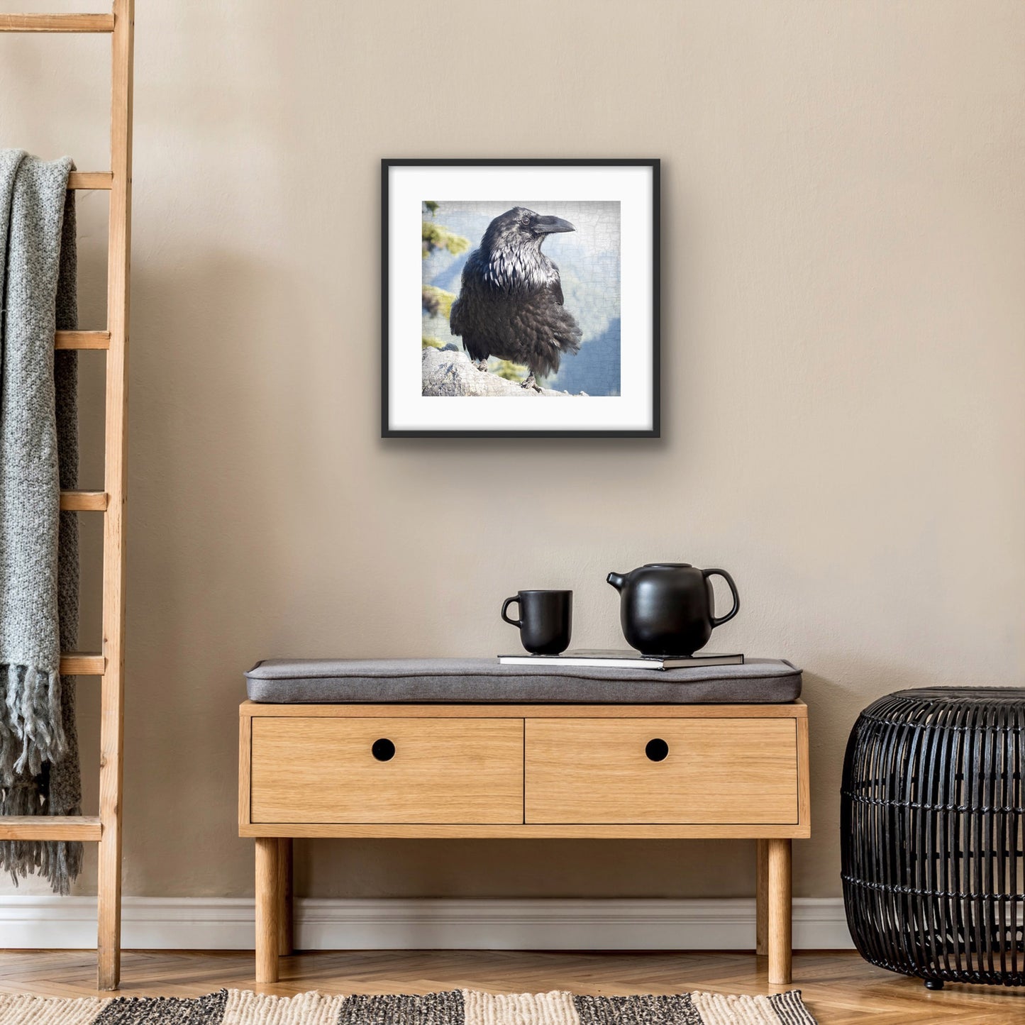 HERE COMES THE SUN - Fine Art Print, Raven Portrait Series