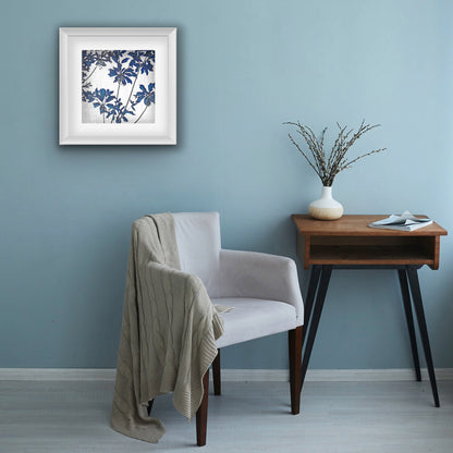 BLUE ENKIANTHUS - Fine Art Print, Botanical Blueprint