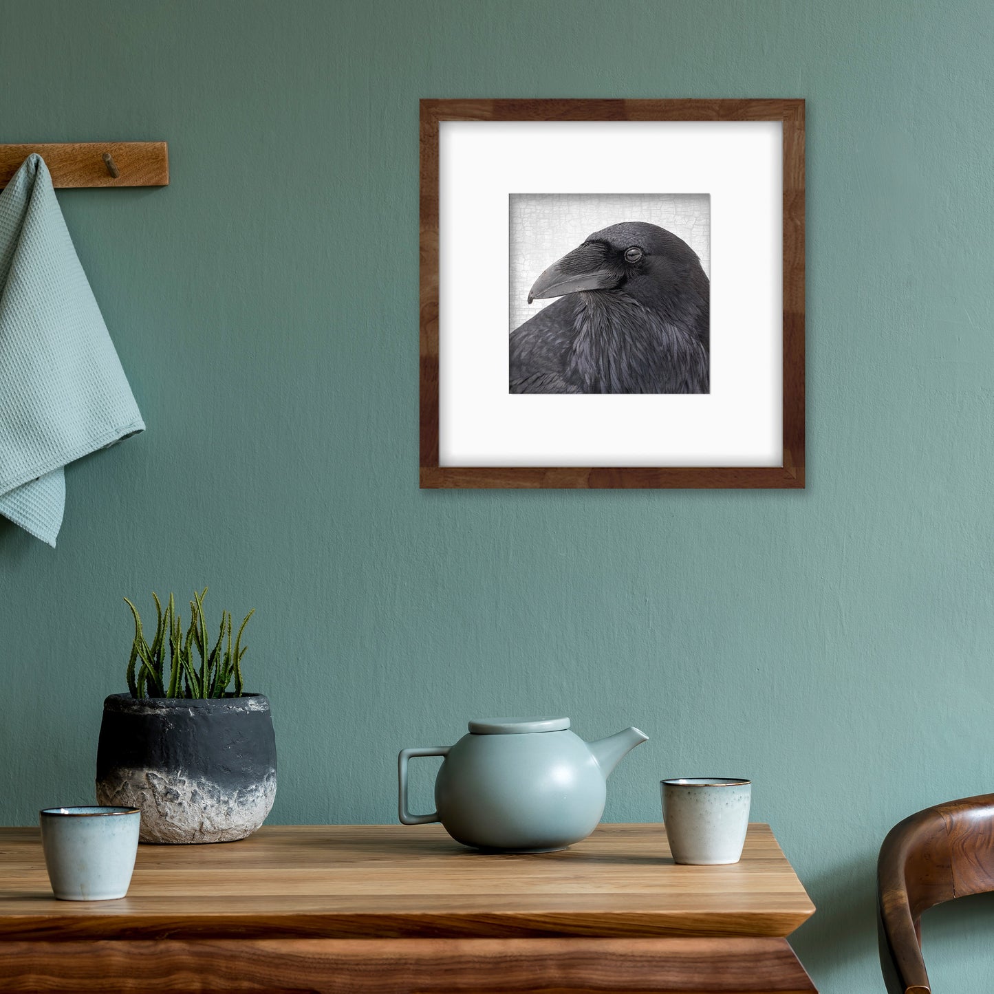 RAVEN LANDSCAPE - Fine Art Print, Raven Portrait Series