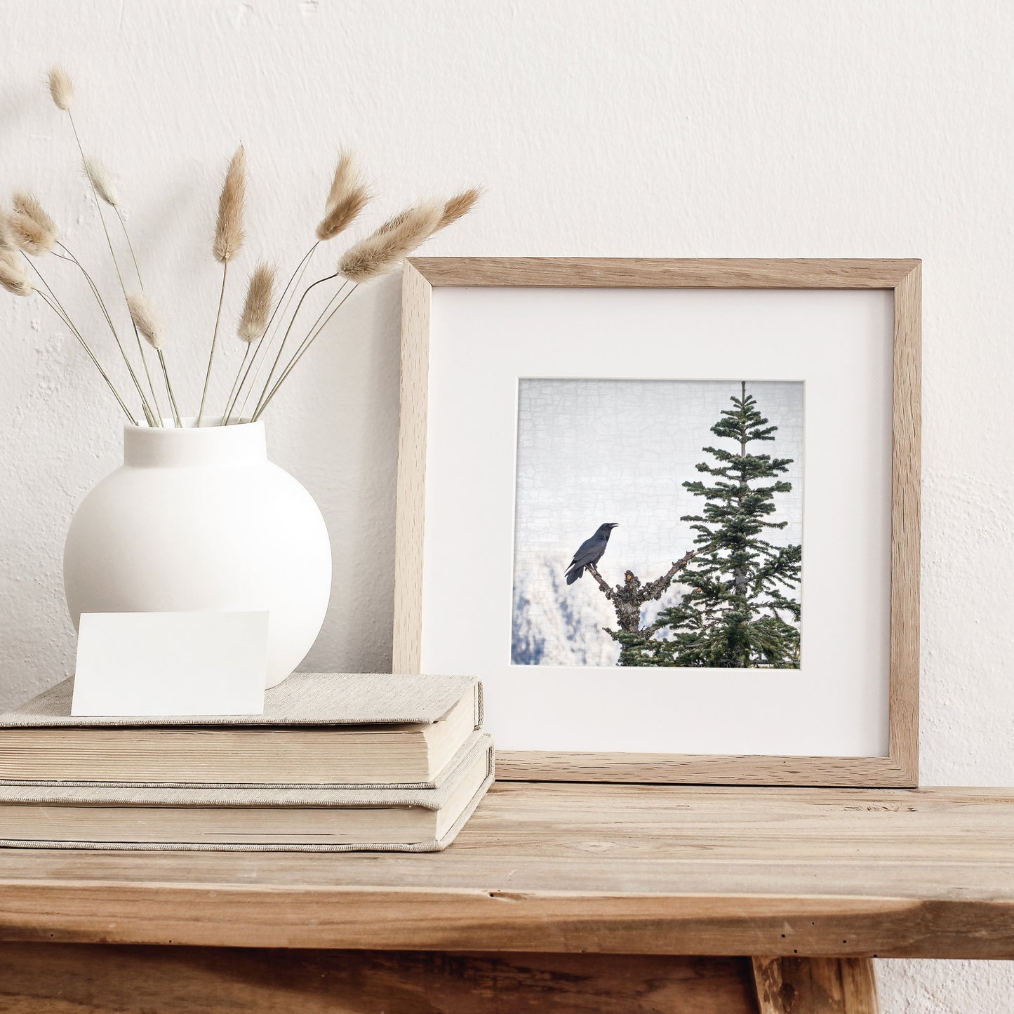 MORNING SONG - Fine Art Print, Raven Portrait Series