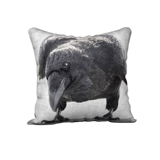 QUOTH THE RAVEN NEVERMORE — Raven Cushion Cover