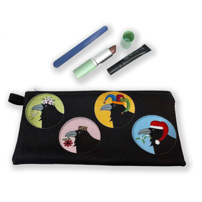 Ravens With Hats Pencil Case/Organizer