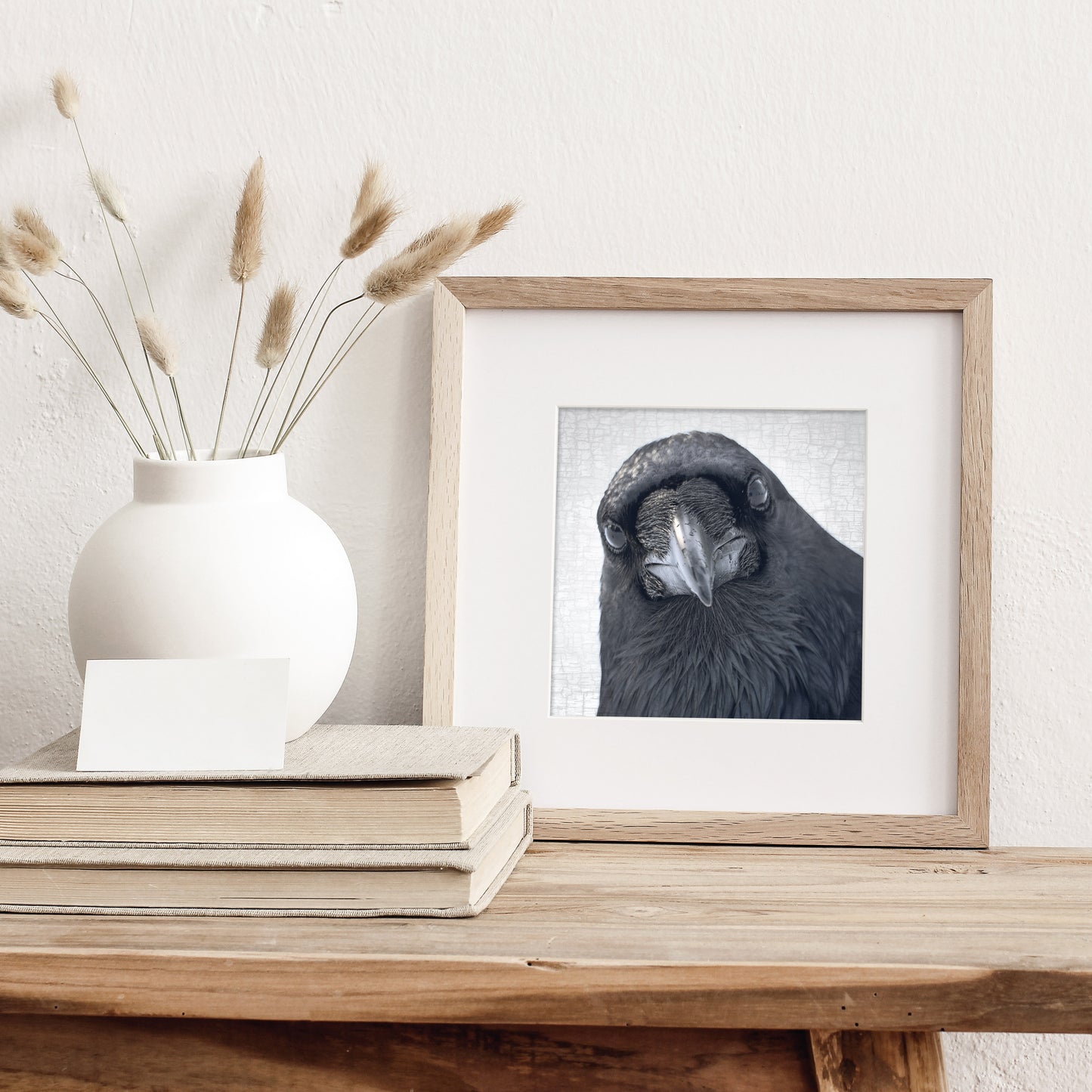 POP-UP RAVEN - Fine Art Print, Raven Portrait Series