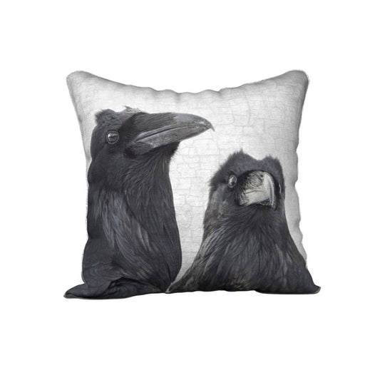 SCENES FROM A (RAVEN) MARRIAGE — Raven Cushion Cover