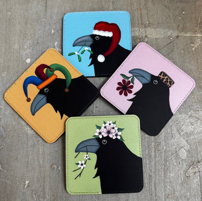 BLOSSOM RAVEN— Coaster