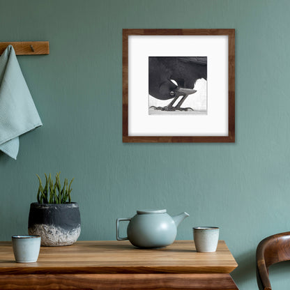 UPSIDE DOWN - Fine Art Print, Crow Portrait Series