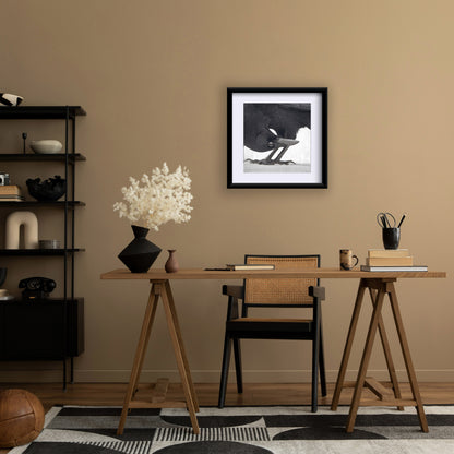 UPSIDE DOWN - Fine Art Print, Crow Portrait Series