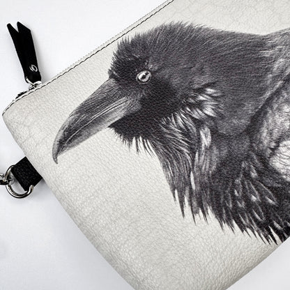 Raven Realm Vegan Leather Crossbody Purse