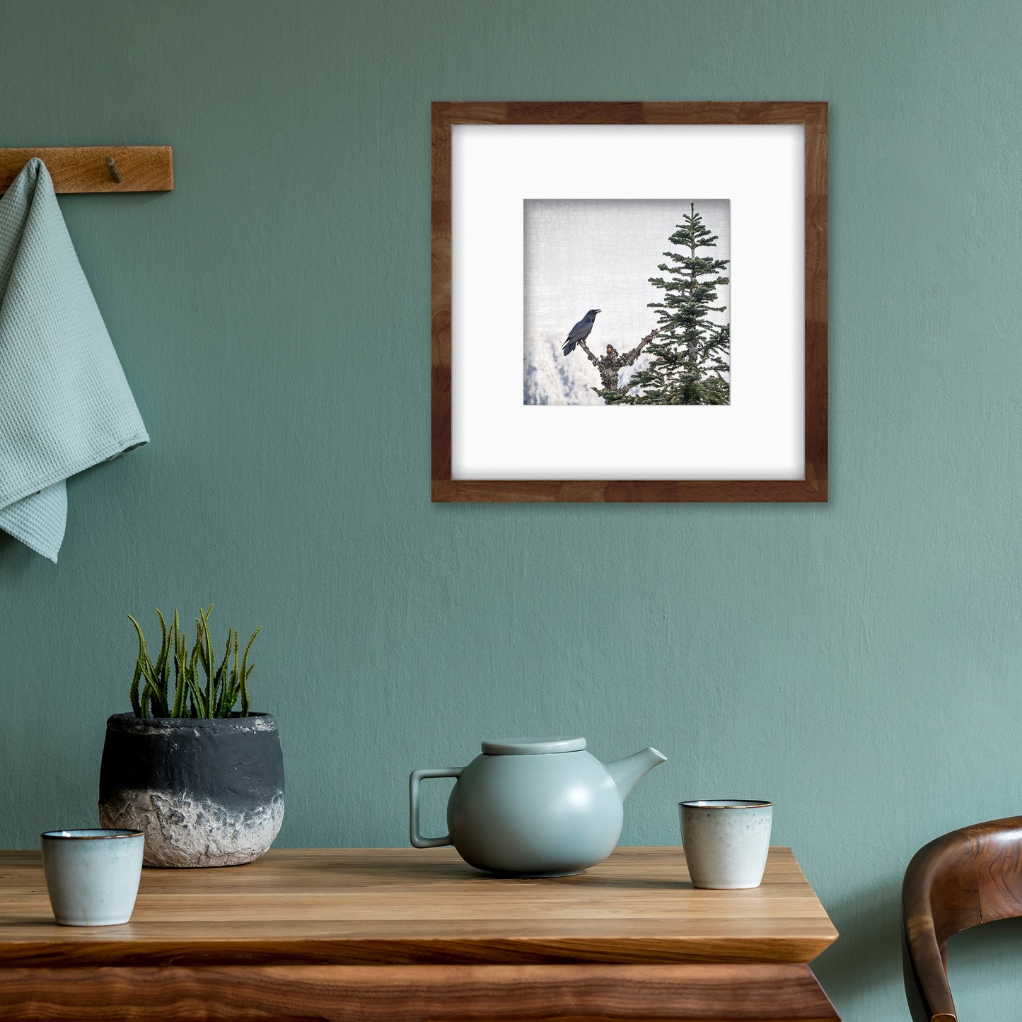 MORNING SONG - Fine Art Print, Raven Portrait Series