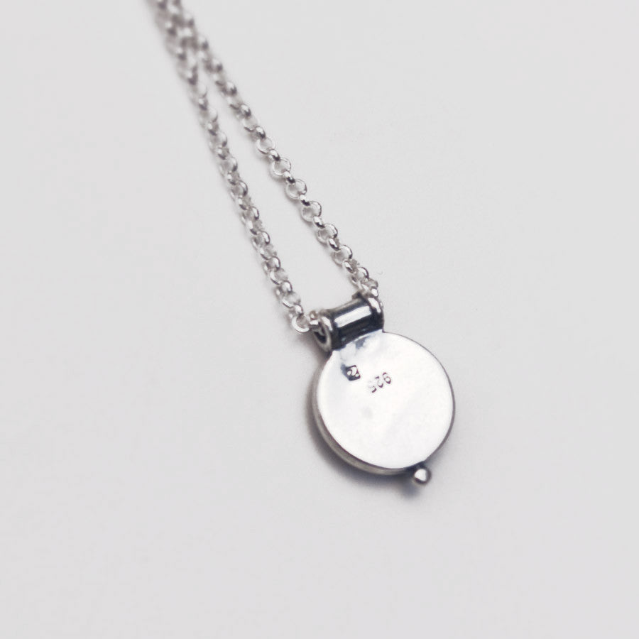 CROW SHADOW - Miniature Pendant, Silver and Resin