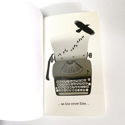 AS THE CROW FLIES - Small Notebook by June Hunter