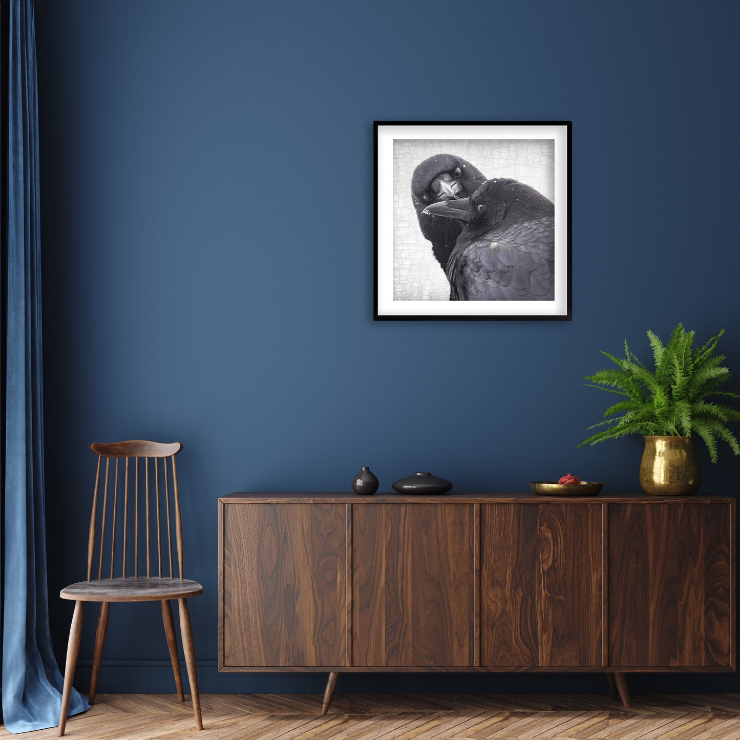 INFINITE CARE - Fine Art Print, Crow Portrait Series