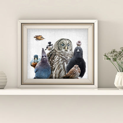 BIRDS OF JUDGEMENT — Fine Art Print, Judgmental Birds Collection