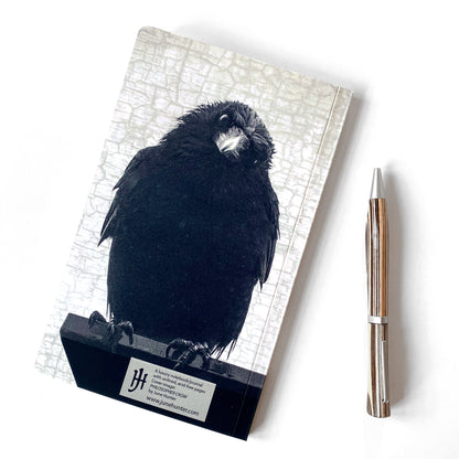 PHILOSOPHER CROW - Small Notebook by June Hunter