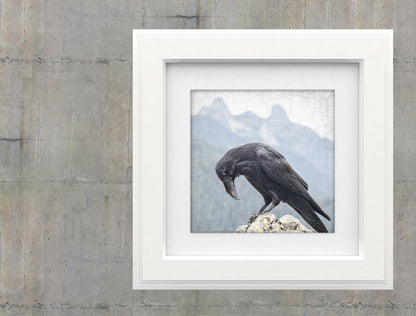 Raven and the Two Sisters - Fine Art Print, Raven Portrait Series