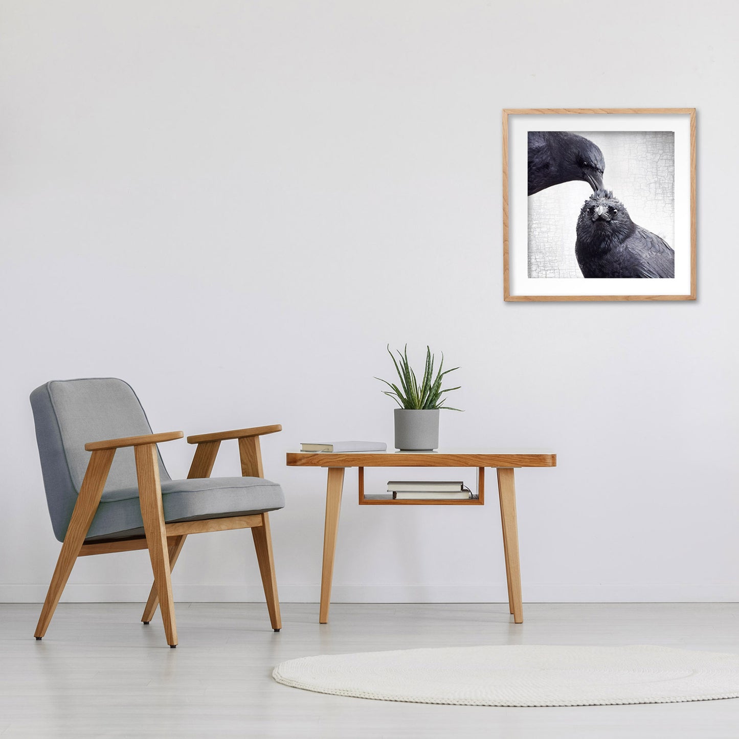 THE HAIRDO - Fine Art Print, Crow Portrait Series