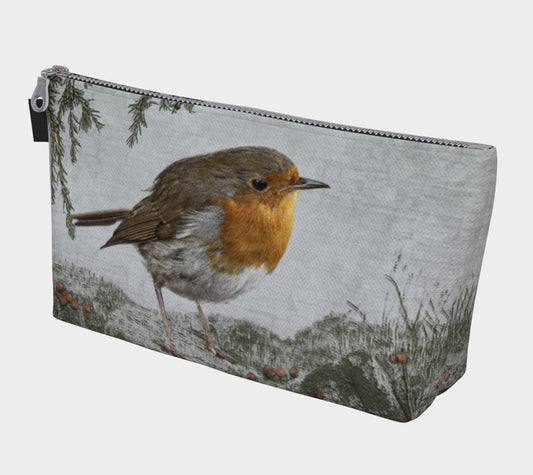EUROPEAN ROBIN Make Up Bag